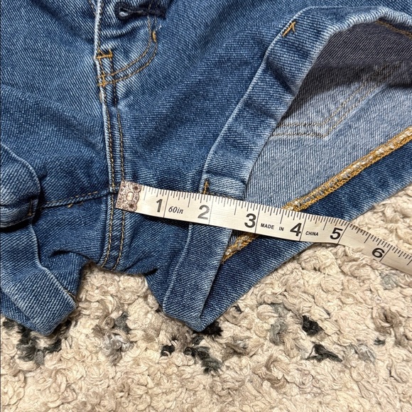 PacSun Dark Blue Jean Shorts - Picture 5 of 7